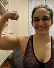 A real FWW LIVE member sweaty selfie picture after a workout