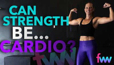 Kindal flexing and looking strong. She's proof that strength training can and is overall better than cardio alone.