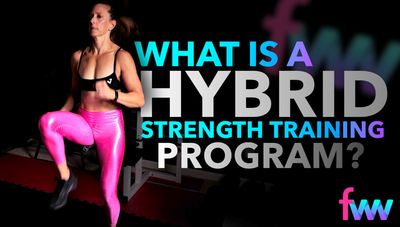 Kindal doing high knees to get her heart rate up as if sprinting to then go into strength training.