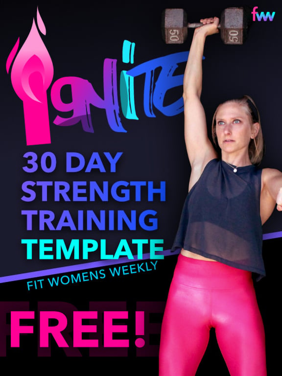 Ignite 30 training plan template cover