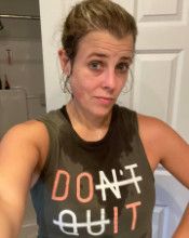 Fit Women's Weekly LIVE post workout sweaty selfie