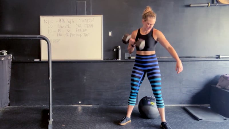 Kindal working out