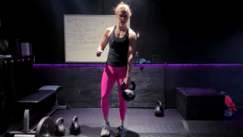 Kindal workout out